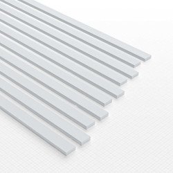Perfil Plasticard TIRAS PLANAS 4.5mm