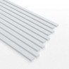 Perfil Plasticard TIRAS PLANAS 4mm