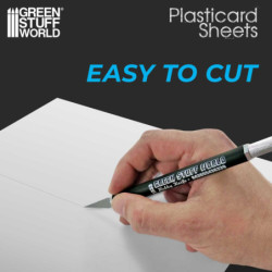Plancha Plasticard TEJAS - tamaño A4