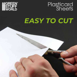 Plancha Plasticard TEJAS - tamaño A4