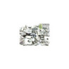 Set abalorios DISCOS Plata Pequeños 85 gr.