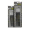 Pinceles Silicona - Combo Tamaño 0 y 2 - NEGRO FIRM