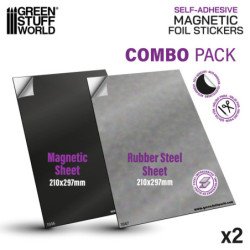 Pack de Láminas Magnéticas y Planchas Metálicas para imanes