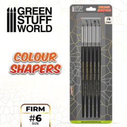 Pinceles Silicona - Tamaño 6 - NEGRO FIRM