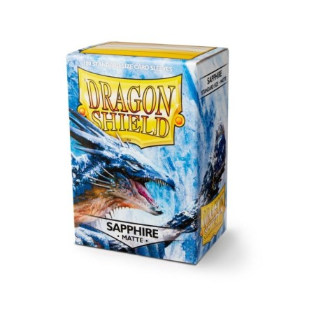 Matte Sleeves Sapphire Dragon Shield (100 Sleeves) AT-11028