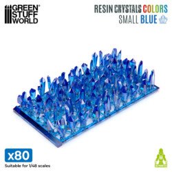 Cristales de Resina AZUL - Pequeños