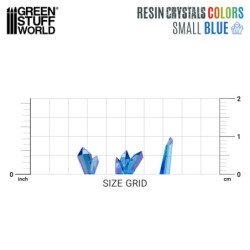 Cristales de Resina AZUL - Pequeños