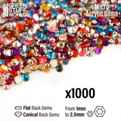 Micro Gemas Acrílicas
