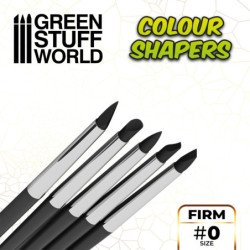 Pinceles Silicona - Tamaño 0 - Negro Firm