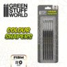 Pinceles Silicona - Tamaño 0 - Negro Firm