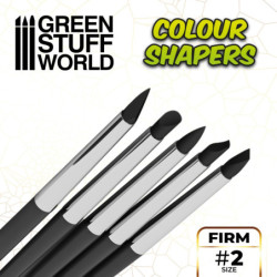 Pinceles Silicona - Tamaño 2 - Negro Firm