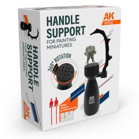 SOPORTE CON MANGO PARA PINTAR MINIATURAS AK9565
