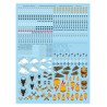 Hoja de calcomanías de los Salamandras