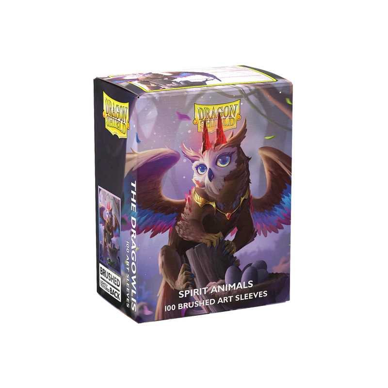 Dragon Shield Sleeves - The Dragowlis - Brushed Art (100 Sleeves)