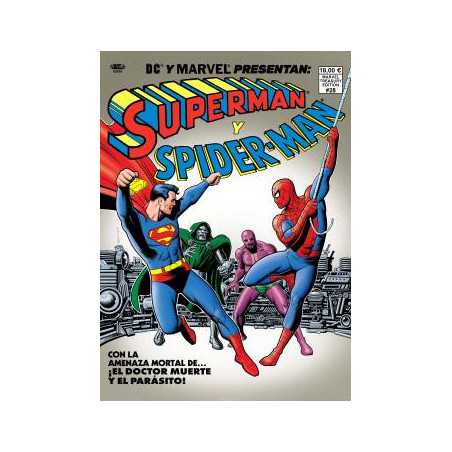Superman Y Spiderman Portada De Brian Bolland Dc-Marvel Treasury Edition
