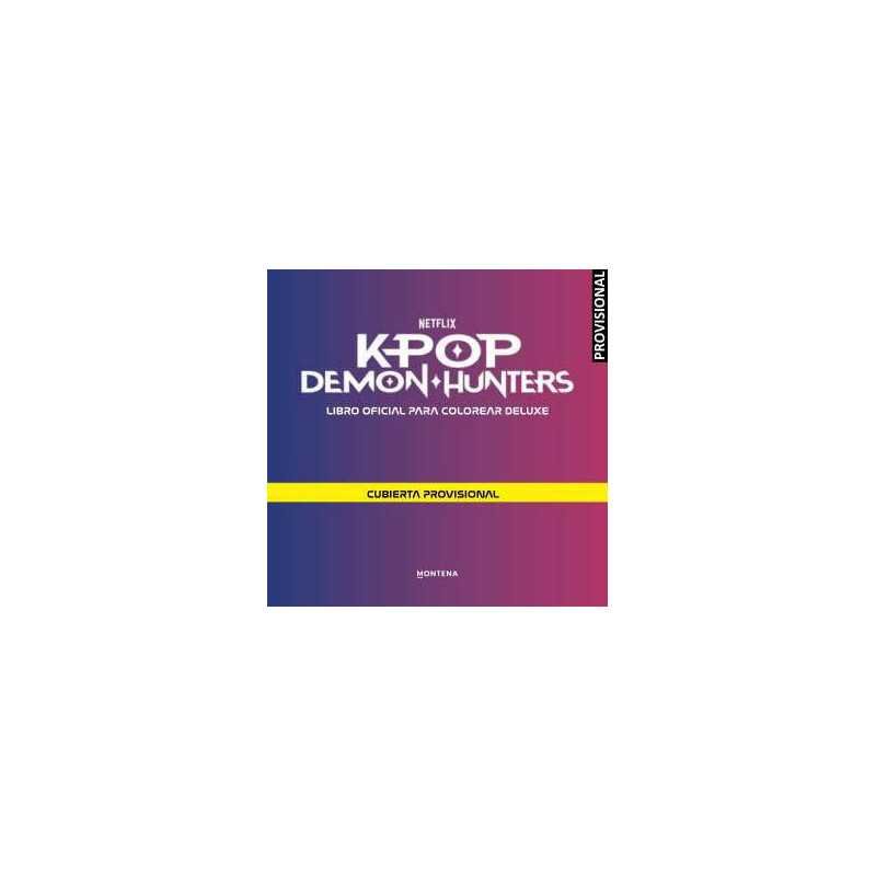 K-Pop Demon Hunters Libro Oficial Para Colorear Deluxe