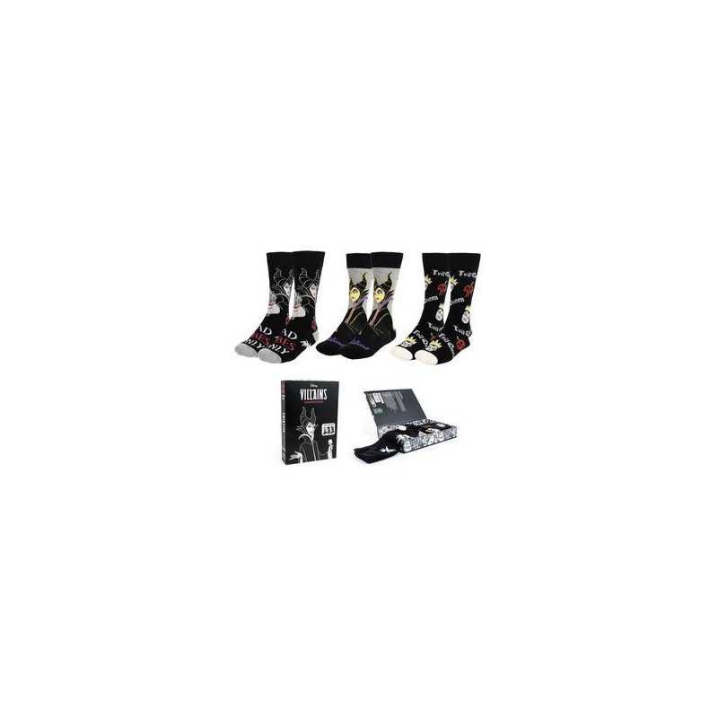 Pack 3 Pares Calcetines Disney Villains