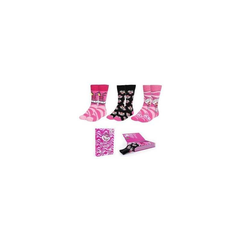 Pack 3 Pares Calcetines Disney Alice In Wonderland
