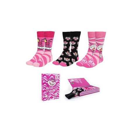Pack 3 Pares Calcetines Disney Alice In Wonderland