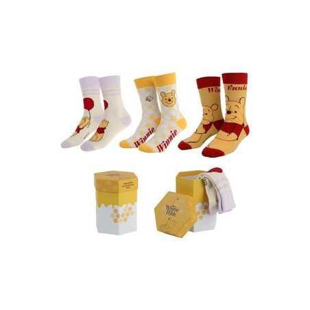 Pack 3 Pares Calcetines Disney Winnie The Pooh