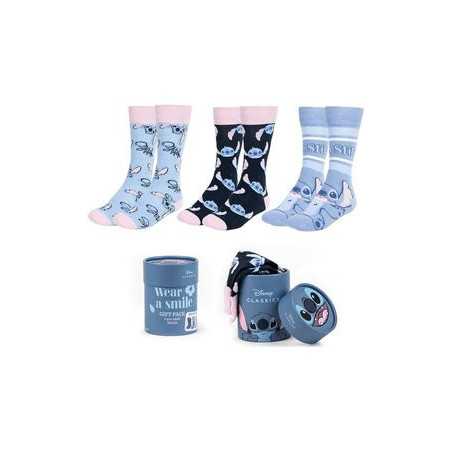 Pack 3 Pares Calcetines Disney Stitch