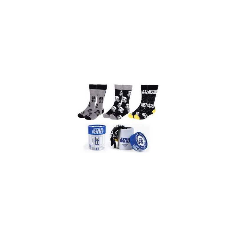 Pack 3 Pares Calcetines Star Wars R2-D2