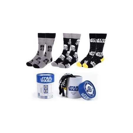 Pack 3 Pares Calcetines Star Wars R2-D2