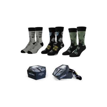 Pack 3 Pares Calcetines The Mandalorian