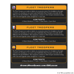SW Legión: Fleet Troopers