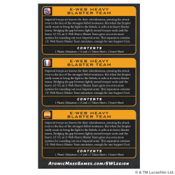 SW Legión: E-Web Heavy Blaster Team
