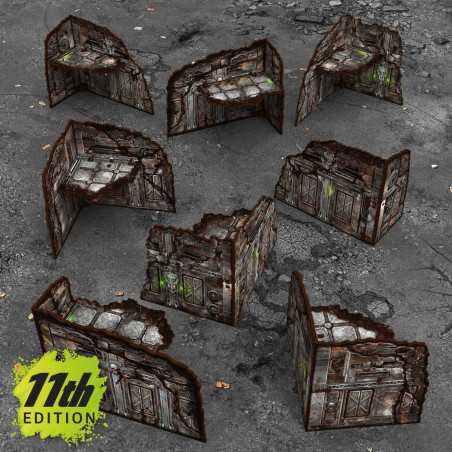 Edificios plegables prepintados 11 edición (Pack x8)
