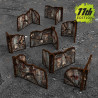 Muros esquina prepintados desmontables 11 edición (Pack x8)