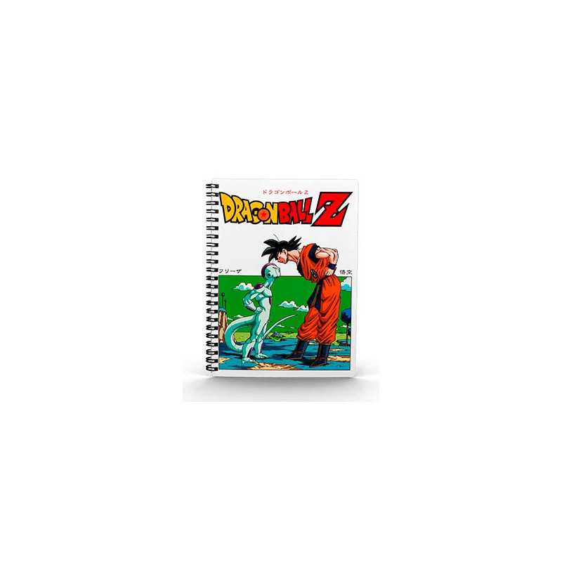 Libreta Efecto 3D Freezer Vs Goku Dragon Ball Z