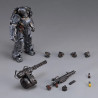 Fallout T-60 Power Armor Plamatea Model Kit
