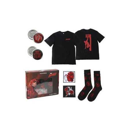 Set Regalo Con Camiseta Talla Xl Marvel Daredevil