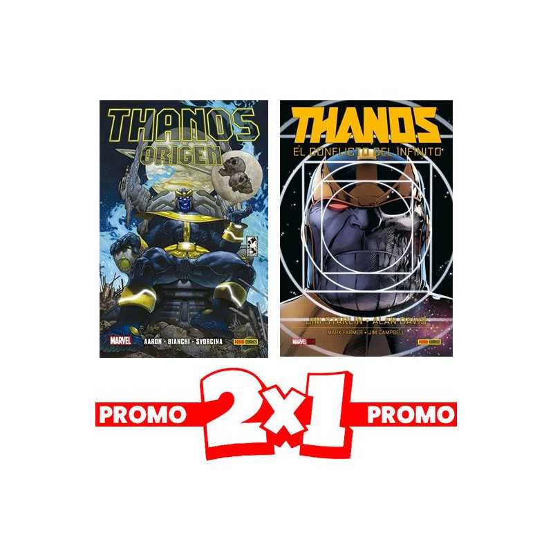 2X1 Thanos El Conflicto Del Infinito + Thanos Origenes