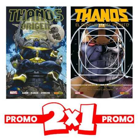 2X1 Thanos El Conflicto Del Infinito + Thanos Origenes