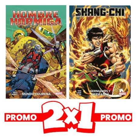 2X1 Hombre Hormiga Mundo Colmena + Shang-Chi 01