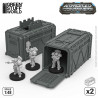 Contenedores Blindados Sci-Fi de Plástico (Pack x2)