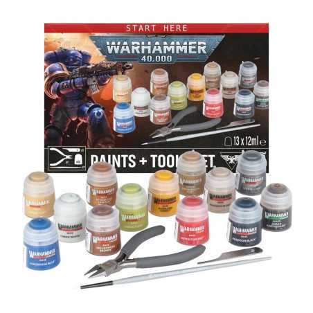Warhammer 40,000 Kit de pintura y herramientas 60-12