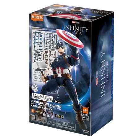 Marvel Infinity Saga Champion Class 03 Captain America Model Kits | Blokees