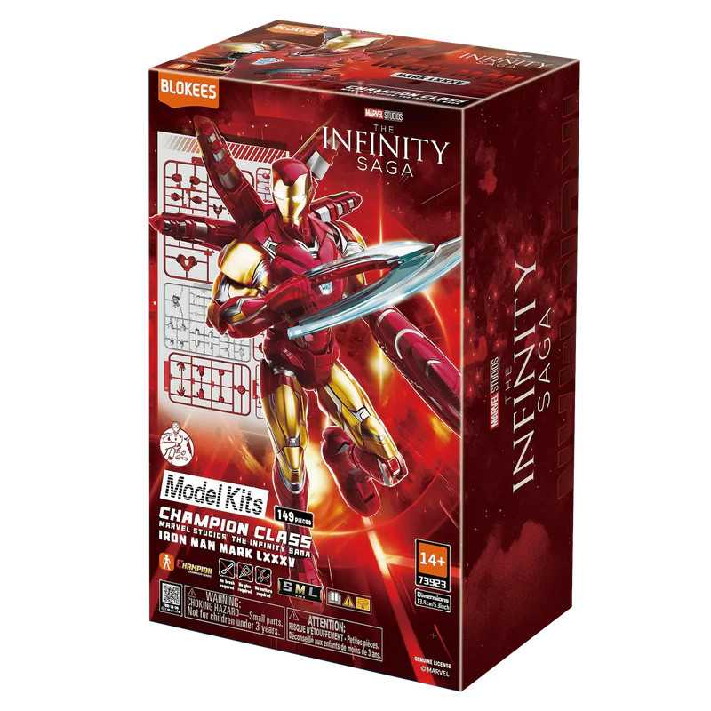 Marvel Infinity Saga Champion Class 01 Iron Man MK85 Model Kits | Blokees