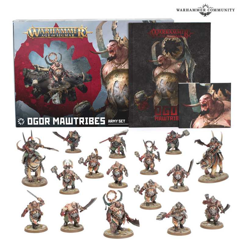 Warhammer Age of Sigmar – Ogor Mawtribes Army Set (Inglés)