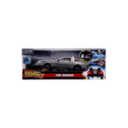 Delorean Time Machine Vehiculo 20 Cm Back To The Future Ii Hollywood Rides Scale 124