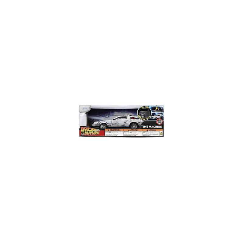 Delorean Time Machine Frozen Version Vehiculo 20 Cm Back To The Future Hollywood Rides Sca
