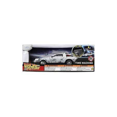 Delorean Time Machine Frozen Version Vehiculo 20 Cm Back To The Future Hollywood Rides Sca