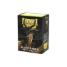 Dragon Shield Sleeves - Standard size - Matte Dual - Black & Gold (100 Sleeves)