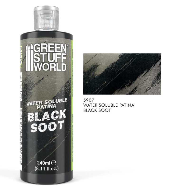 Patinas solubles agua BLACK SOOT 240ml
