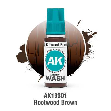 MARRÓN MADERA PODRIDA – LAVADO ACRÍLICO SKU: AK19301