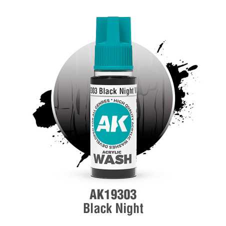 NOCHE NEGRA – LAVADO ACRÍLICO SKU: AK19303